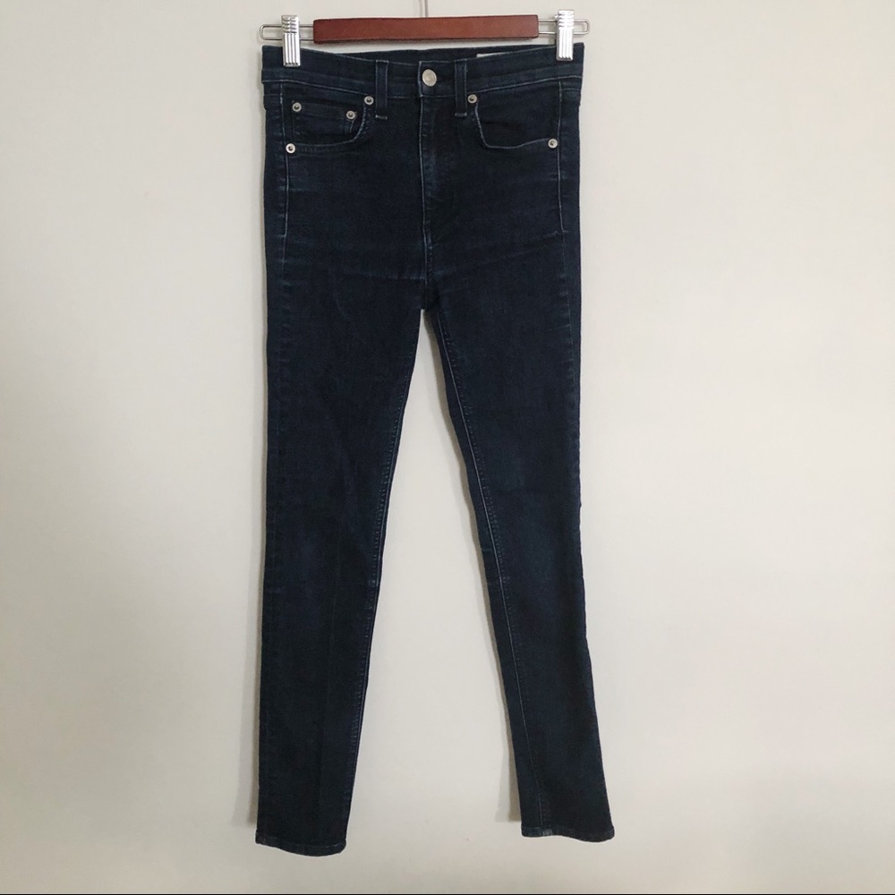 RAG & BONE High Rise Ankle Skinny Jeans 24